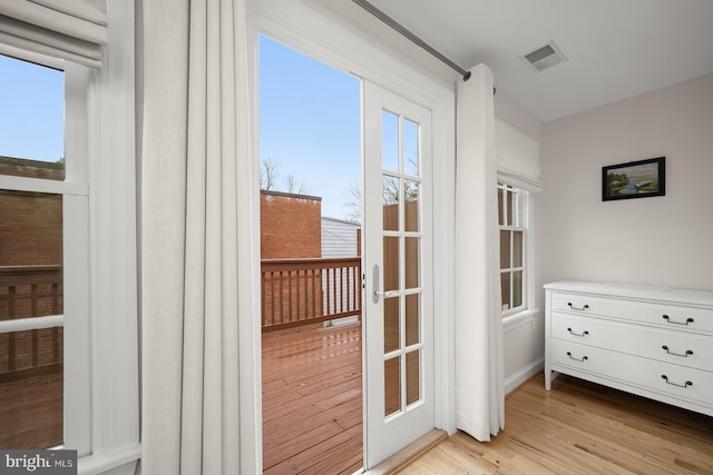 4700 Upton St NW Unit 3, Washington, DC 20016 - doorway featuring light wood-type flooring