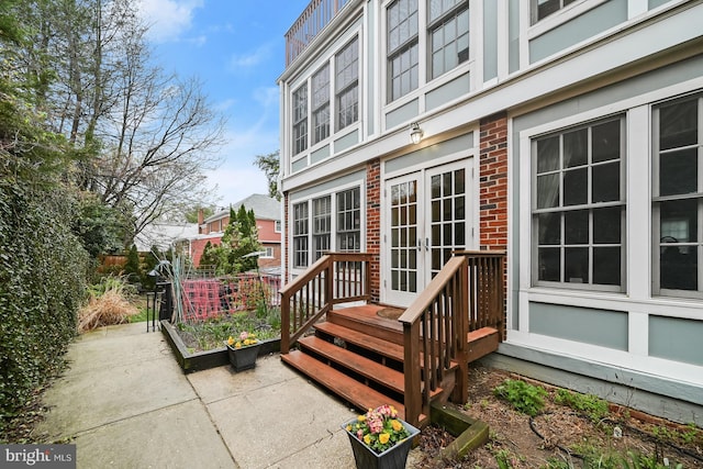 4700 Upton St NW Unit 3, Washington, DC 20016 - view of patio with french doors