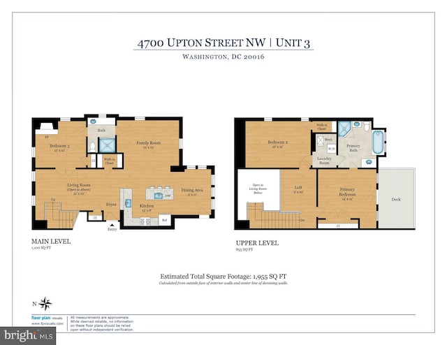 4700 Upton St NW Unit 3, Washington, DC 20016 - room layout
