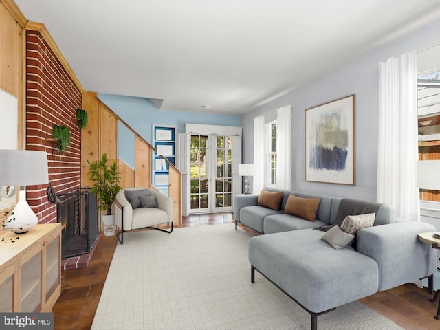 1229 7 Oaks Rd, Halethorpe, MD 21227 - living area featuring wood finished floors