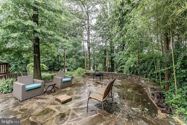 5632 Glenwood Dr, Alexandria, VA 22310 - view of patio / terrace