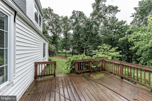 5632 Glenwood Dr, Alexandria, VA 22310 - deck featuring view of scattered trees
