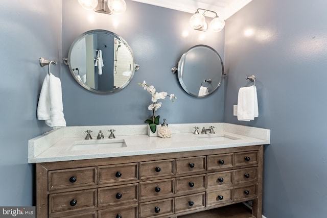 5632 Glenwood Dr, Alexandria, VA 22310 - full bathroom with double vanity