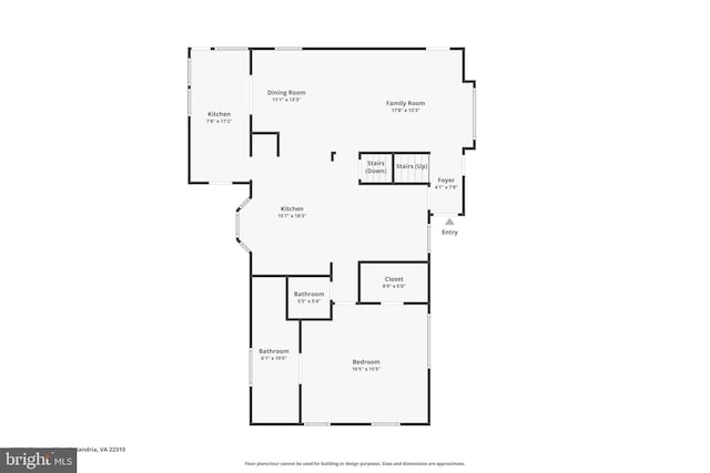 5632 Glenwood Dr, Alexandria, VA 22310 - view of property floor plan