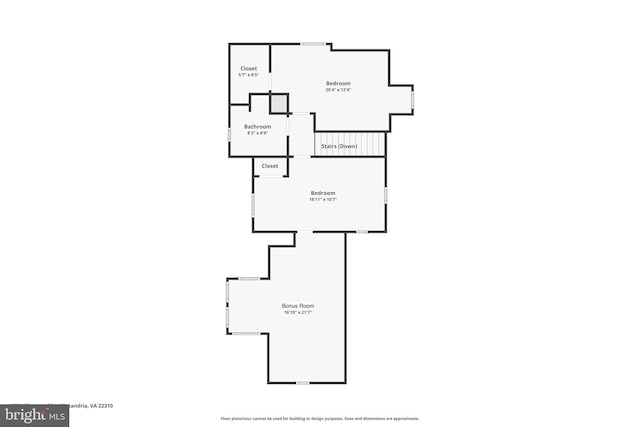 5632 Glenwood Dr, Alexandria, VA 22310 - view of home floor plan