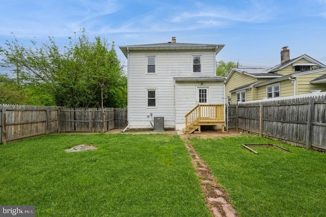 2222 Spruce St, Ewing, NJ 08638 - back of property featuring central air condition unit