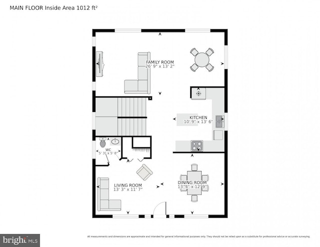 1812 N Culpeper St, Arlington, VA 22207 - home floor plan
