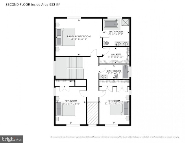 1812 N Culpeper St, Arlington, VA 22207 - floor plan / room layout