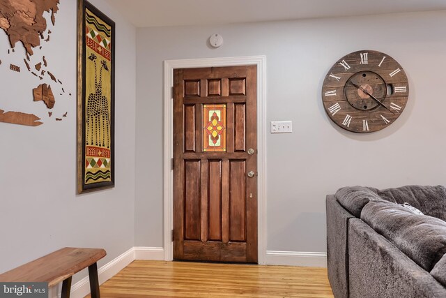 616 New Holland Ave, Lancaster, PA 17602 - foyer with baseboards and wood finished floors