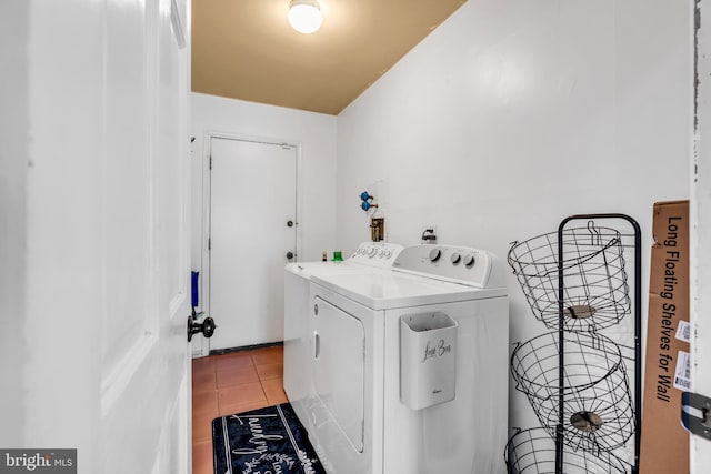 20 Elkshead Ter, Hamilton, NJ 08620 - washroom with washer and dryer and light tile patterned floors