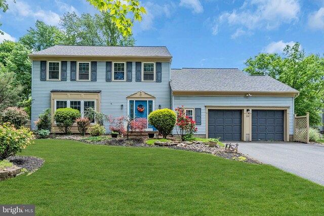 20 Elkshead Ter, Hamilton, NJ 08620 - colonial-style house with a garage, driveway, and a front yard
