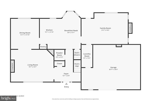20 Elkshead Ter, Hamilton, NJ 08620 - floor plan / room layout
