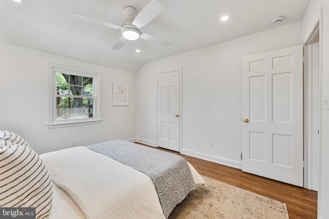 1604 Crittenden St NE, Washington, DC 20017 - bedroom featuring wood finished floors, recessed lighting, baseboards, and ceiling fan
