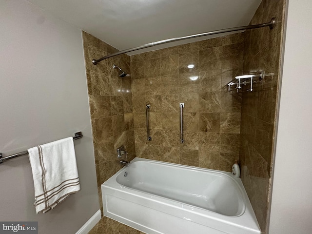 6301 Edsall Rd Unit 224, Alexandria, VA 22312 - full bathroom featuring shower / tub combination and baseboards