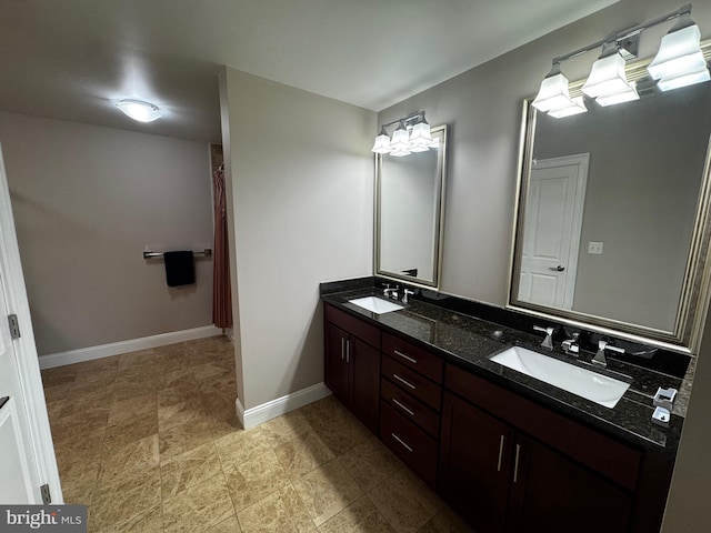 6301 Edsall Rd Unit 224, Alexandria, VA 22312 - full bath featuring double vanity and baseboards