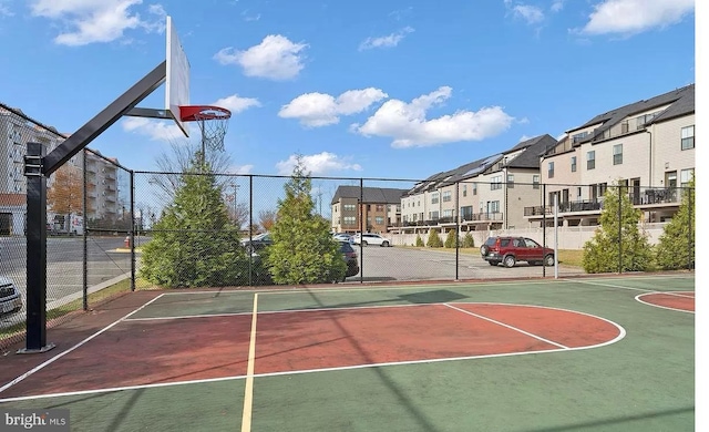 6301 Edsall Rd Unit 224, Alexandria, VA 22312 - view of sport court featuring community basketball court and a residential view