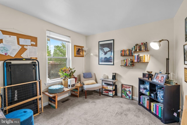 841 Mchenry St, Baltimore, MD 21230 - living area with carpet and baseboards