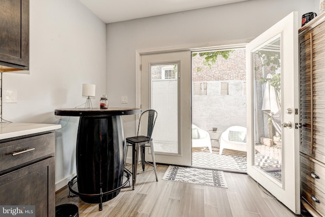 107 W Ostend St, Baltimore, MD 21230 - dining area with light wood-type flooring