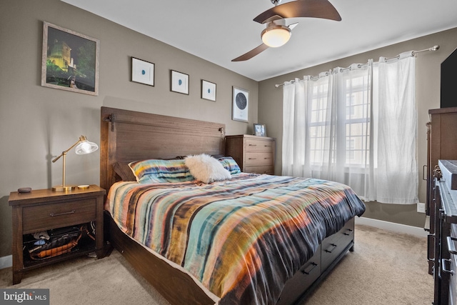 135A Equestrian Row, Bensalem, PA 19020 - bedroom featuring carpet, a ceiling fan, and baseboards