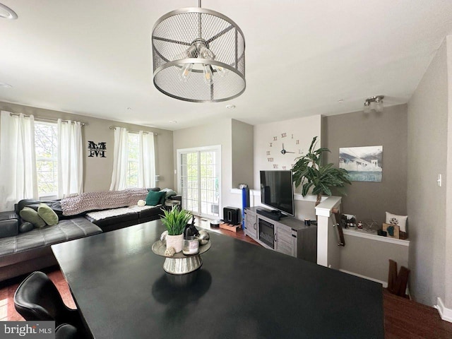 135A Equestrian Row, Bensalem, PA 19020 - living room featuring wood finished floors