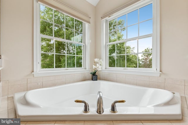 43229 Augustine Pl, Ashburn, VA 20147 - bathroom featuring plenty of natural light and a bath