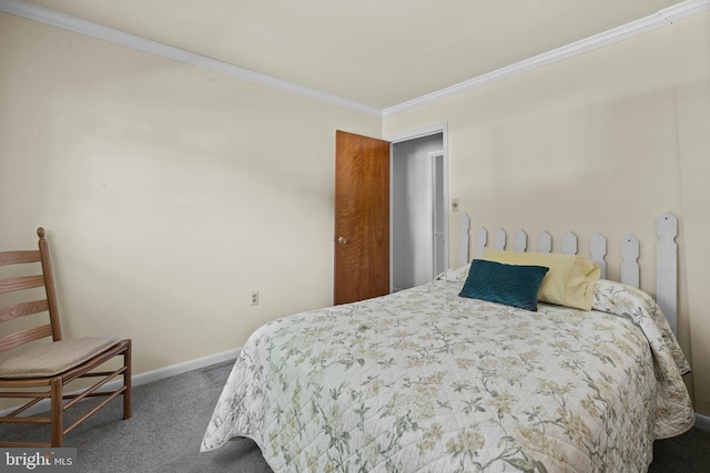 10004 Farrar Ct, Cheltenham, MD 20623 - carpeted bedroom featuring ornamental molding and baseboards