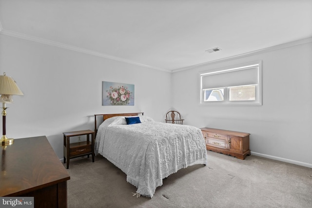 10004 Farrar Ct, Cheltenham, MD 20623 - carpeted bedroom featuring crown molding and baseboards