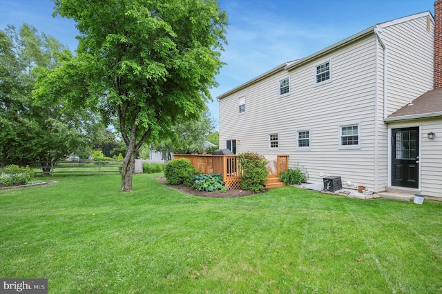 1004 Truman Rd, East Norriton, PA 19403 - view of yard featuring a deck