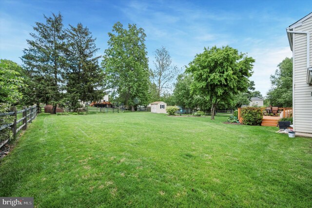 1004 Truman Rd, East Norriton, PA 19403 - view of yard with a wooden deck