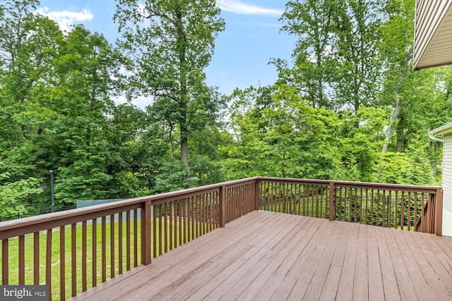 8 Lochwell Ct, Baltimore, MD 21234 - view of wooden deck