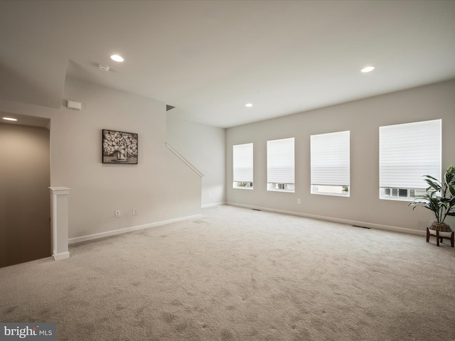262 Norland Knoll Dr, Stephenson, VA 22656 - carpeted spare room featuring recessed lighting and a smoke detector