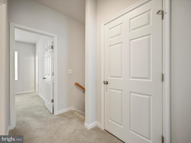 262 Norland Knoll Dr, Stephenson, VA 22656 - hallway featuring an upstairs landing and light colored carpet