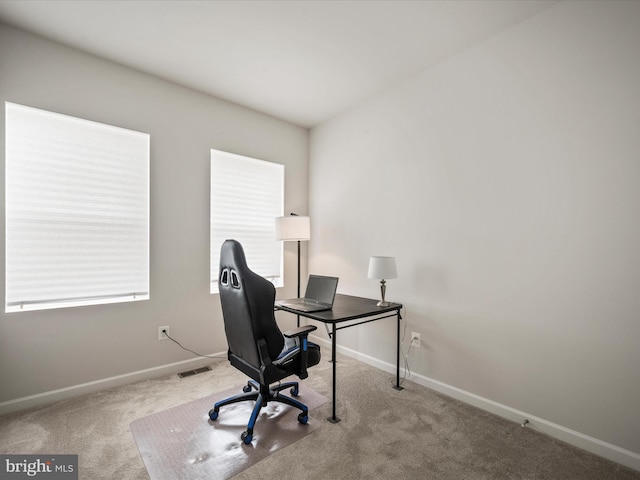 262 Norland Knoll Dr, Stephenson, VA 22656 - carpeted office space with baseboards