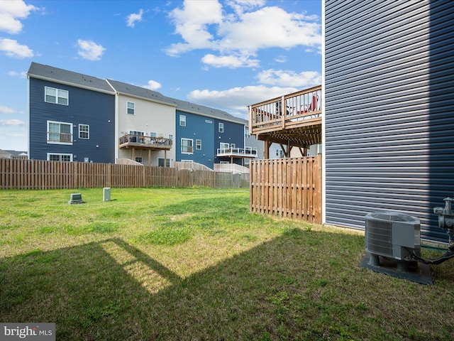 262 Norland Knoll Dr, Stephenson, VA 22656 - view of yard with a residential view and a deck