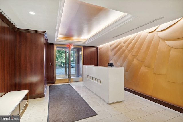 955 26th St NW Unit 512, Washington, DC 20037 - reception area with ornamental molding and recessed lighting