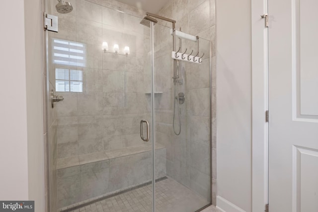 2954 Caraway Dr, Frederick, MD 21704 - bathroom with a stall shower and baseboards