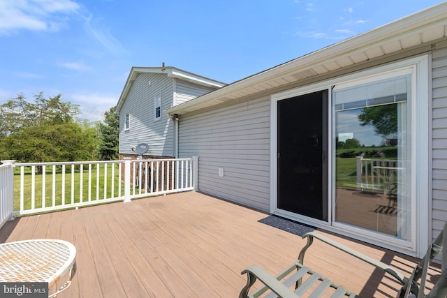 321 Garlic Hollow Rd, Edinburg, VA 22824 - view of wooden terrace