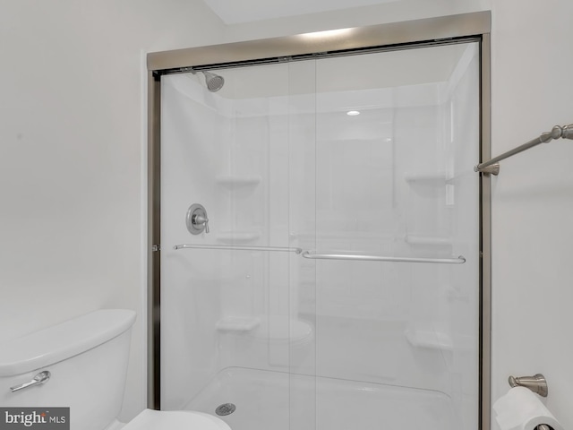 28 Sycamore Rd Unit 45, Manahawkin, NJ 08050 - bathroom featuring toilet and a stall shower