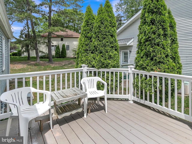 28 Sycamore Rd Unit 45, Manahawkin, NJ 08050 - view of wooden terrace