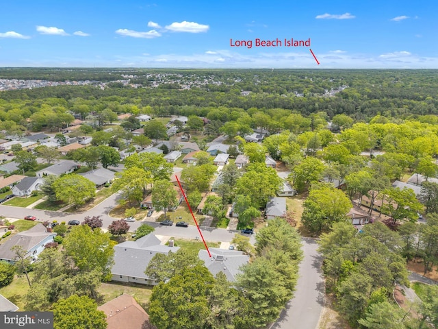 28 Sycamore Rd Unit 45, Manahawkin, NJ 08050 - aerial perspective of suburban area featuring a forest