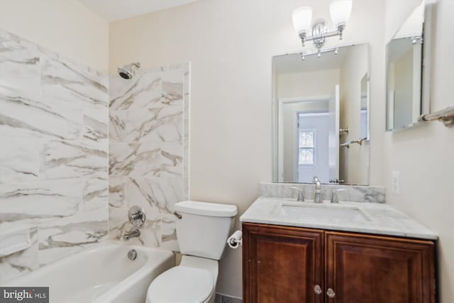 19918 Wyman Way, Germantown, MD 20874 - full bathroom with toilet, shower / bath combination, and vanity