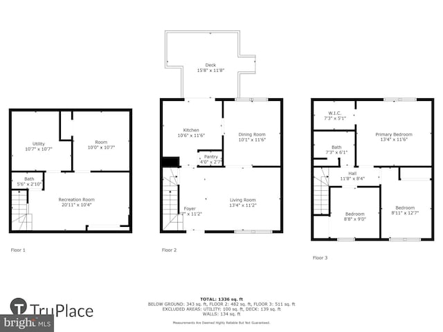 19918 Wyman Way, Germantown, MD 20874 - home floor plan