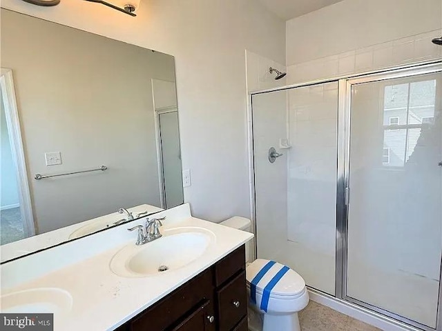 4118 Votive, Williamsburg, VA 23188 - full bath featuring vanity, a stall shower, and toilet