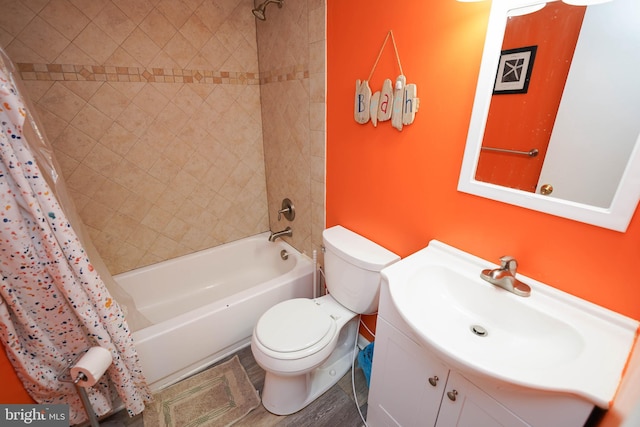 17 139th St Unit 101, Ocean City, MD 21842 - bathroom with shower / tub combo, toilet, and vanity