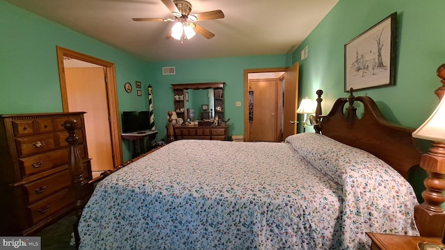 711 Tristan Trl, Chambersburg, PA 17202 - carpeted bedroom with ceiling fan