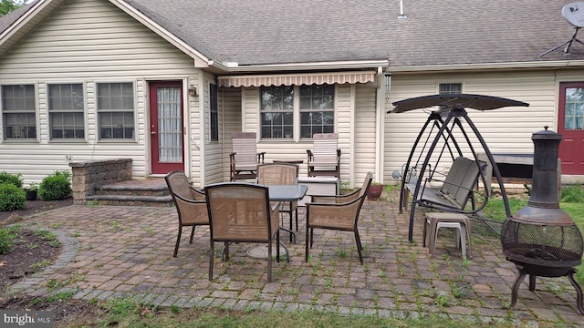 711 Tristan Trl, Chambersburg, PA 17202 - view of patio / terrace featuring a fire pit and outdoor dining area
