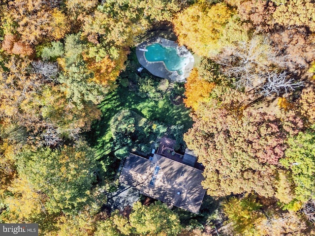 8150 Wolf Run Shoals Rd, Clifton, VA 20124 - aerial view of a pool area