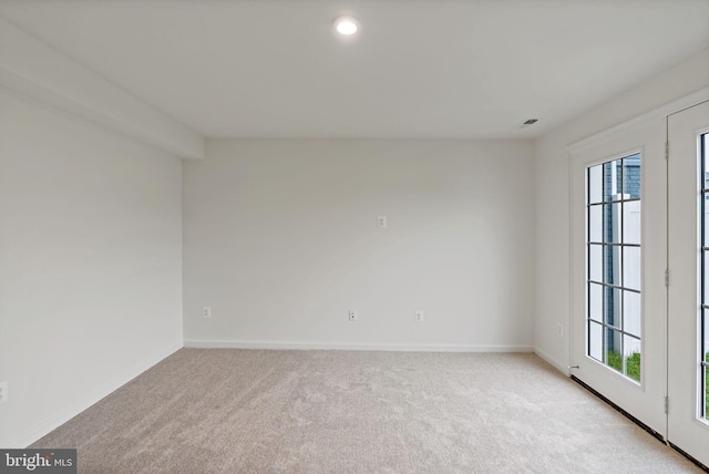 16 Angus Dr, Hanover, PA 17331 - spare room with plenty of natural light, light colored carpet, baseboards, and recessed lighting