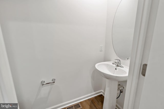 16 Angus Dr, Hanover, PA 17331 - bathroom with baseboards and wood finished floors