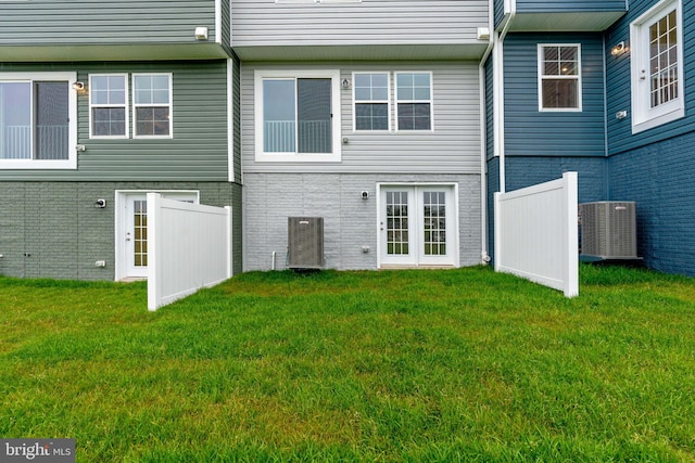 16 Angus Dr, Hanover, PA 17331 - back of house with central AC unit and brick siding